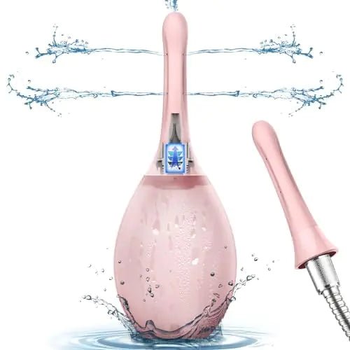 Enema Douche Anti Back - Flow Amal Douche Connected to Shower HoleEnema Bulb with 7 Spouts Reusable Portable Enima Vaginal Cleaner kit for Men Women (Pink) - Regenerative Marketplace