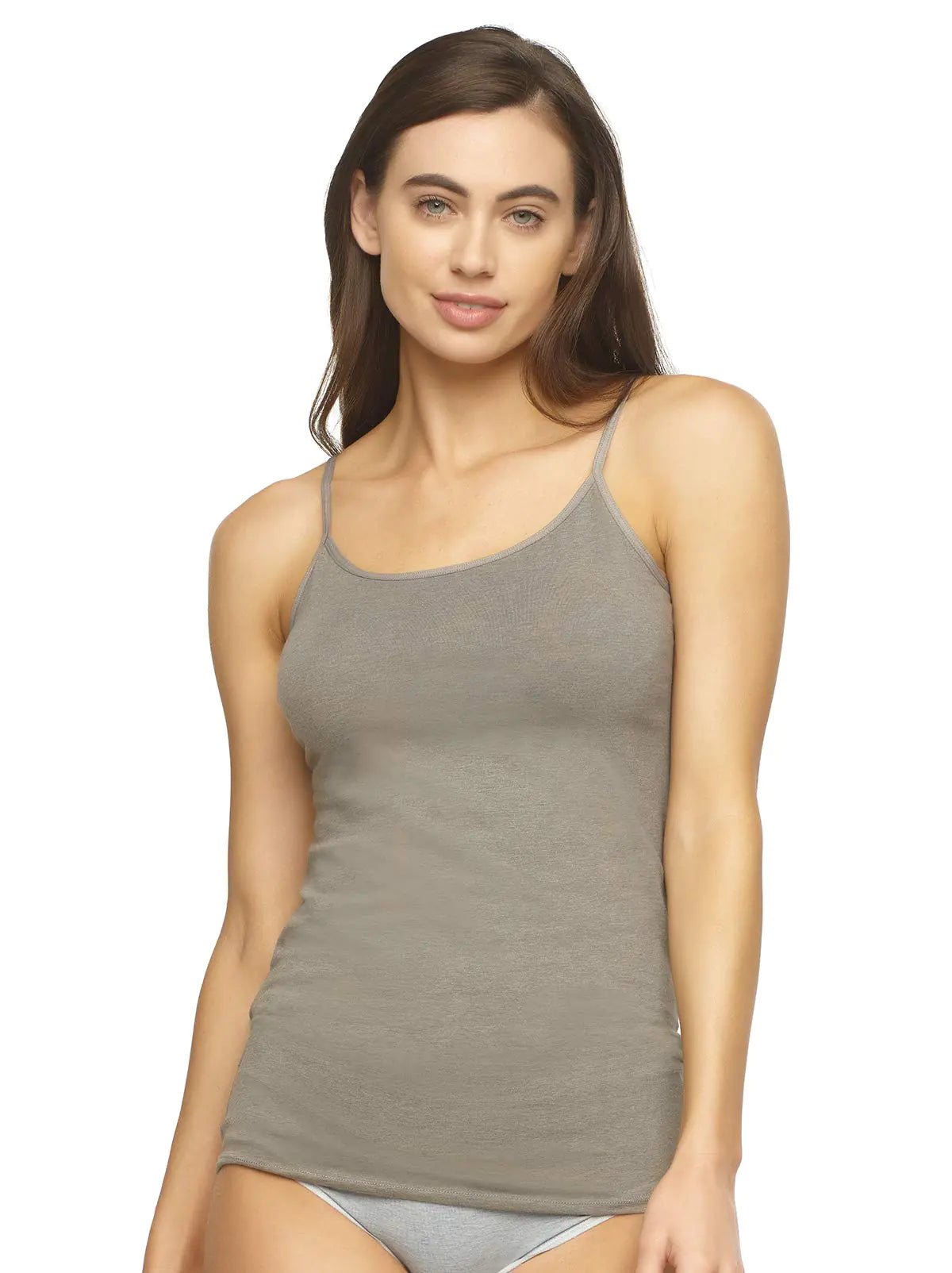 Felina | Organic Cotton Camisole | Plant - Based Dyes | Hypoallergenic (Slate Small) - Regenerative Marketplace