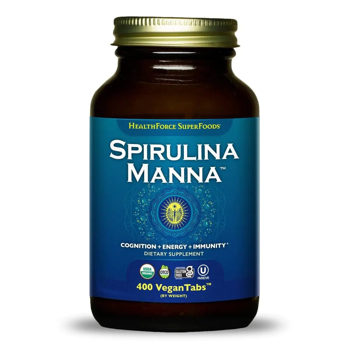 HealthForce SuperFoods Spirulina Manna - Tablet - 400 Vegan Tablets - Regenerative Marketplace