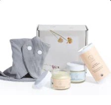 Organic new baby gift set - welcome little one! - Regenerative Marketplace