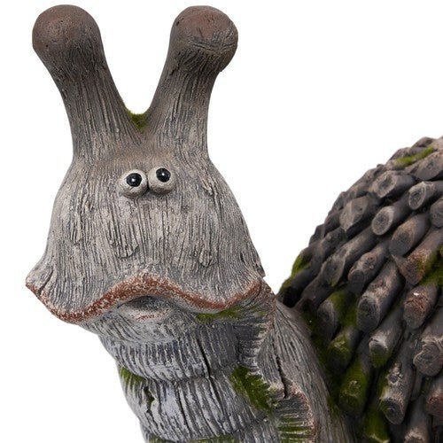 Northlight 15" Slowpoke Snail Outdoor Garden Statue - Regenerative Marketplace