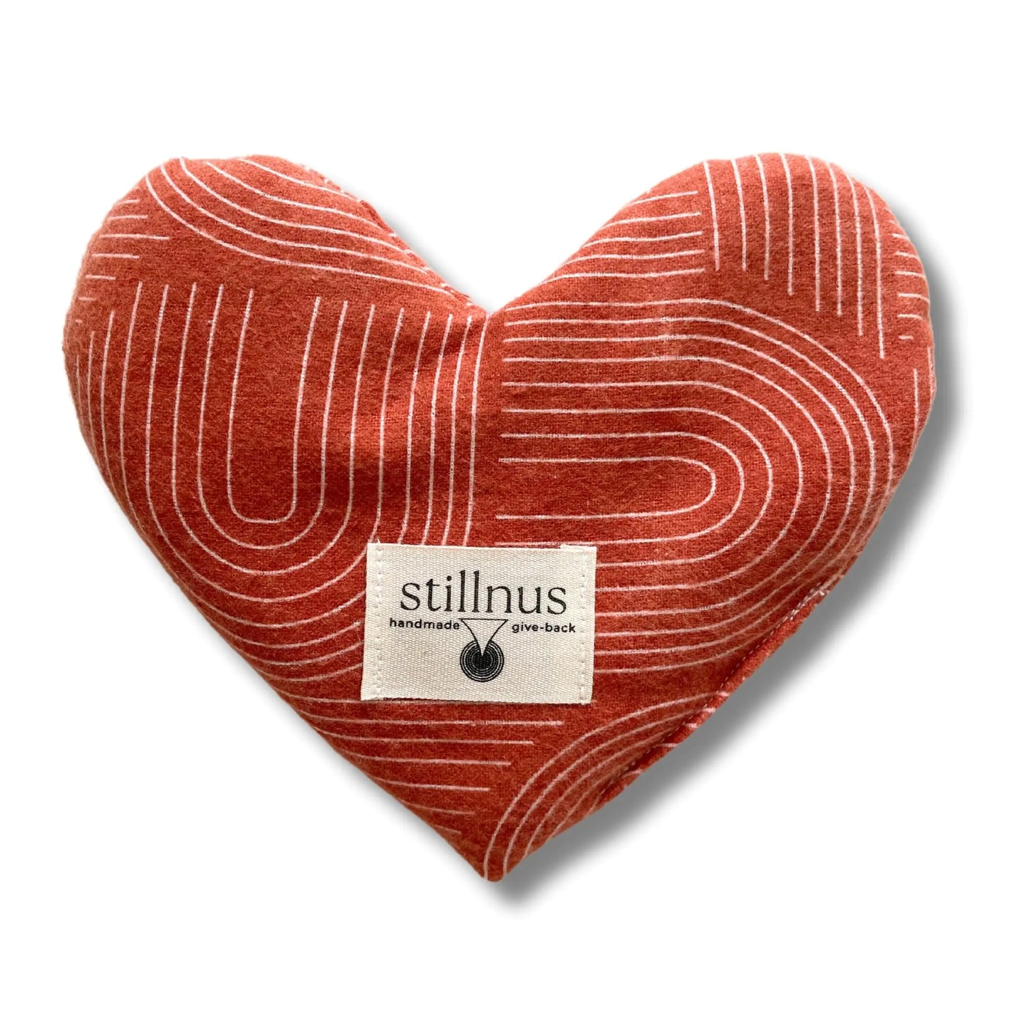 Stillnus Heart - Shaped Weighted Eye Pillow - Organic Lavender & Flax Seed | Hot/Cold Therapy for Relaxation Stress Relief & Meditation | Valentines Day Gift for Women Moms & Yoga Lovers - Regenerative Marketplace