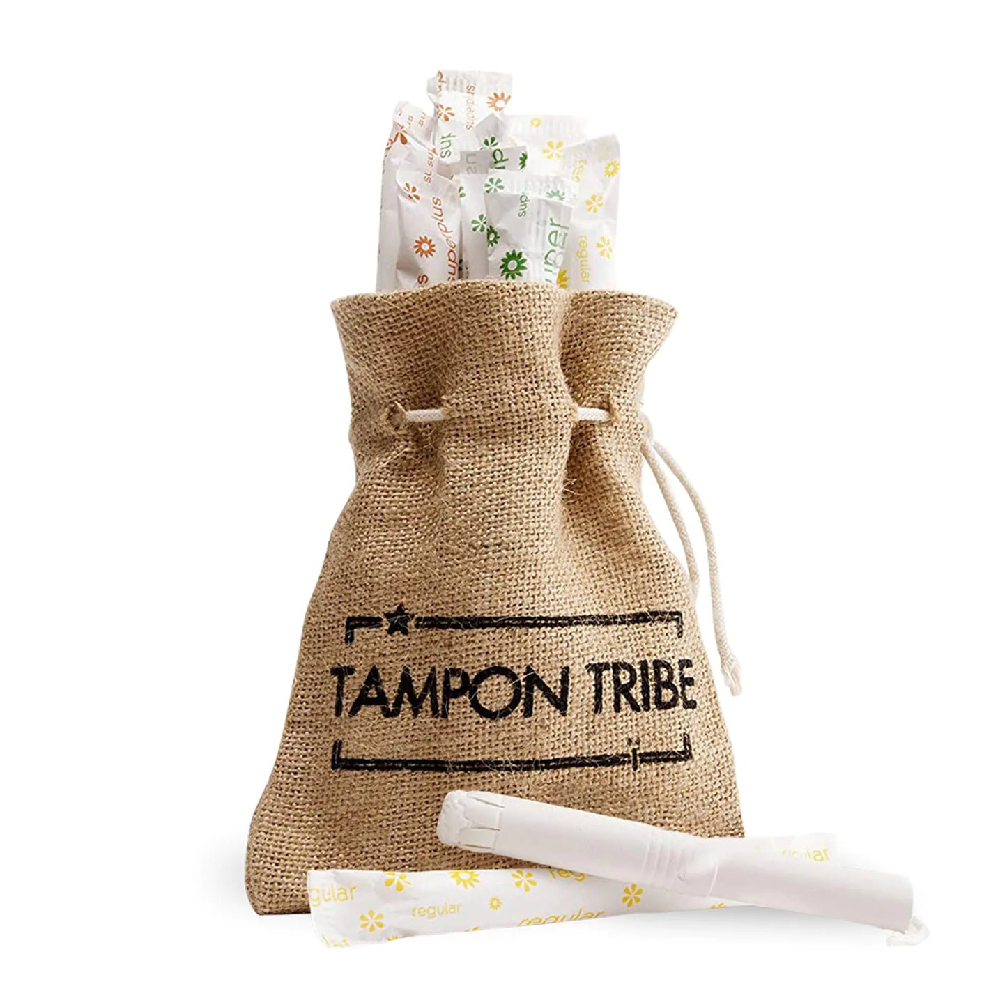 Organic Super Tampons - Safe Non Toxic Tampons - Metal - Free Tampons - Natural Organic Cotton Tampons - Leak - Free Tampons - Tampons Organic - Super Organic Tampons with Cardboard Applicator - Regenerative Marketplace