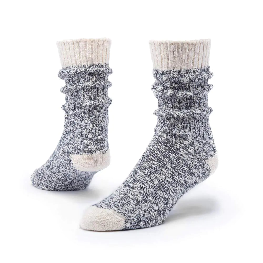 Maggies Organics - Organic Cotton Ragg Socks - 1 Pair Unisex (Navy - Large) - Regenerative Marketplace