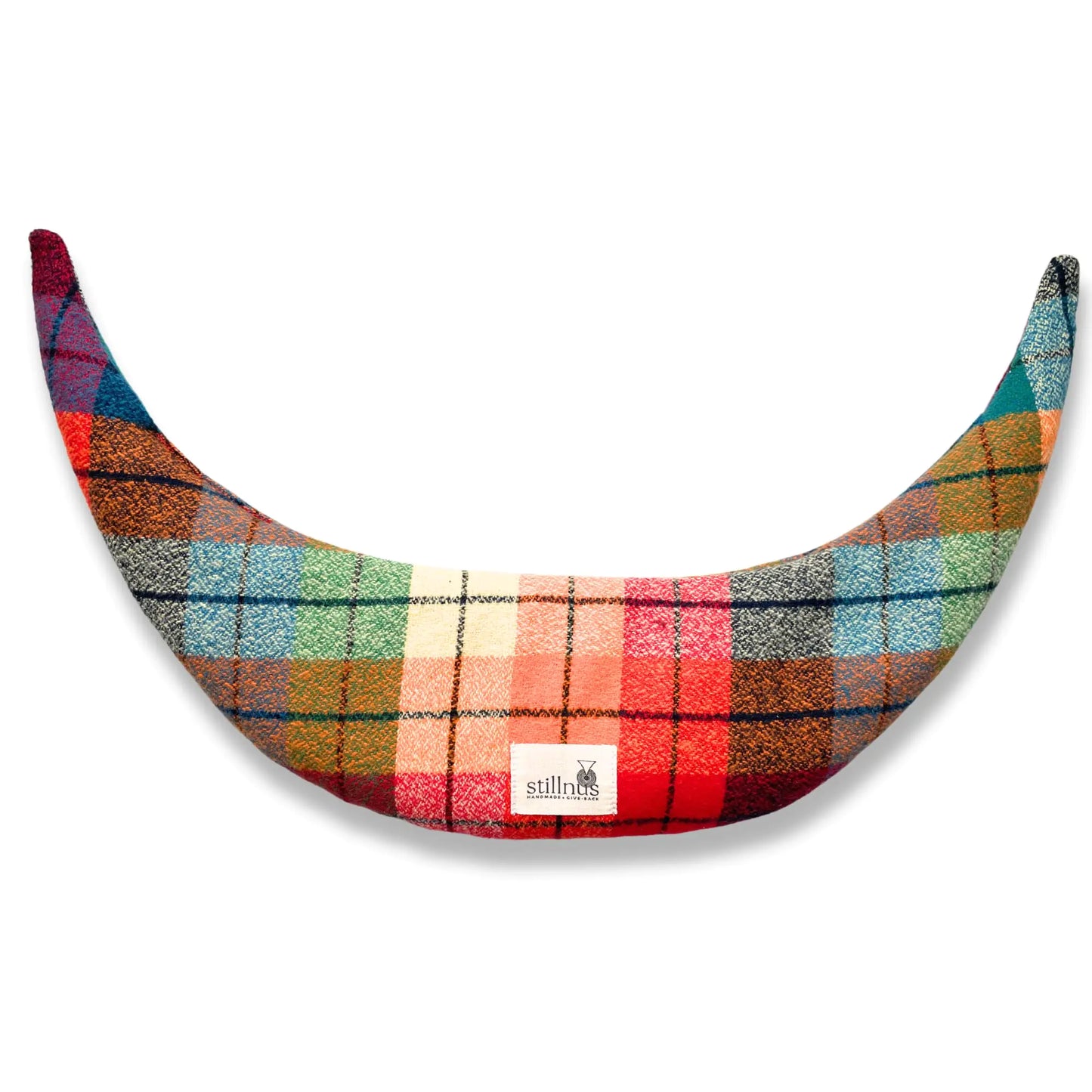 Stillnus Crescent Moon Aromatherapy Pillow - Organic Lavender & Flax Seed for Hot & Cold Therapy | Relaxation Stress Relief & Period Pain | Valentines Day Gift for Women Moms Girls & Teens