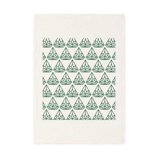 Botanical Pattern Cotton Tea Towel for Home Decor and Gifting - Regenerative Marketplace