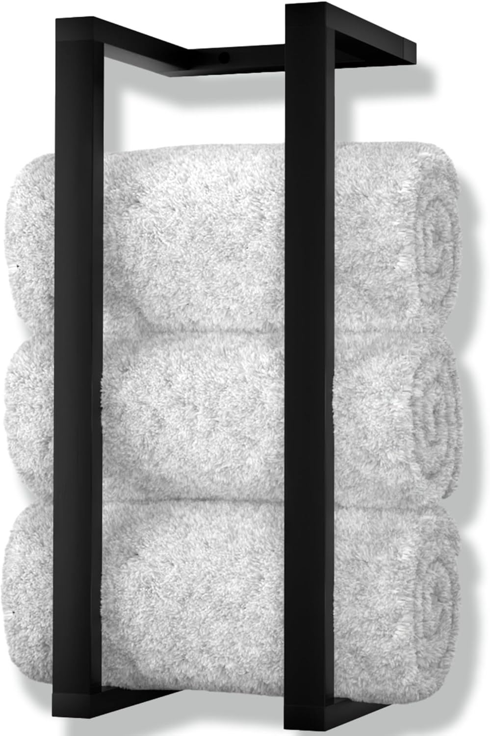 Bamboo Towel Racks - Vertical Wood Towel Rack Bamboo Bathroom Accessories, Storage, Wall Towel Rack for Rolled Towels for Bathroom Furniture, Spa Furniture and Decor - Regenerative Marketplace