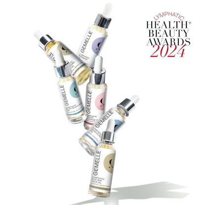GEMELLE Lymphatic Gua Sha Face Oil | 6x Award Winner | Detox, Plump, Balance, Hydrate | High - Altitude Rosehip, Centella Asiatica & More! | Organic, Natural, Clean Beauty | Starter, Travel 15ml - Regenerative Marketplace