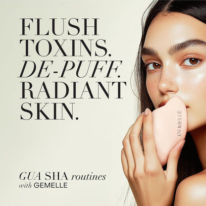 GEMELLE Lymphatic Gua Sha Face Oil | 6x Award Winner | Detox, Plump, Balance, Hydrate | High - Altitude Rosehip, Centella Asiatica & More! | Organic, Natural, Clean Beauty | Starter, Travel 15ml - Regenerative Marketplace