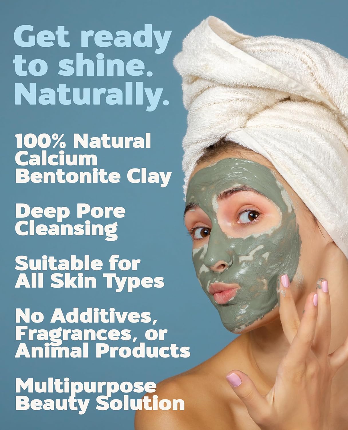 Aztec Secret Essential Indian Clay Mask Kit by Etana – 100% Natural Calcium Bentonite for Deep Pore Cleansing - Facial, Hair & Body Detox Set With Accessories - Regenerative Marketplace