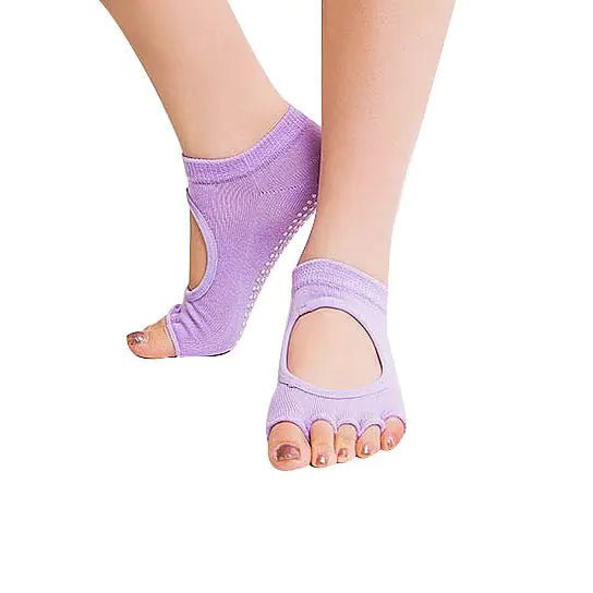 Peep Toe Yoga Socks 3 Pair Pack - Regenerative Marketplace