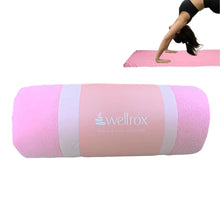Wellrox Non - Slip Hot Yoga Mat Towel with Ultra - Absorbent Soft Microfiber for Hot Yoga Pilates & Fitness – Prevents Slipping Enhances Stability – 74” x 26” (Pink) - Regenerative Marketplace