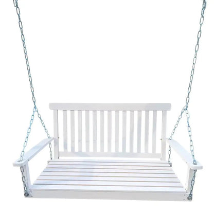 Wooden Bench Swing With Chain - Regenerative Marketplace