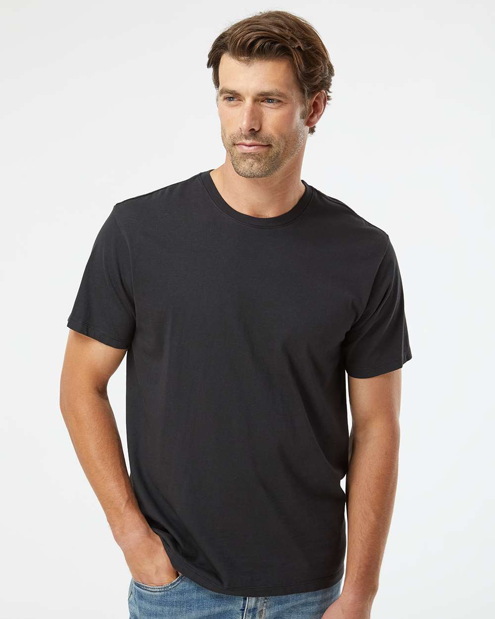 🔥 Softshirts Men Organic T-shirt combed ring - spun cotton Up To 3XL 400 - Regenerative Marketplace
