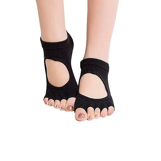 Peep Toe Yoga Socks 3 Pair Pack - Regenerative Marketplace