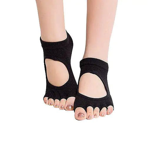 Peep Toe Yoga Socks 3 Pair Pack - Regenerative Marketplace
