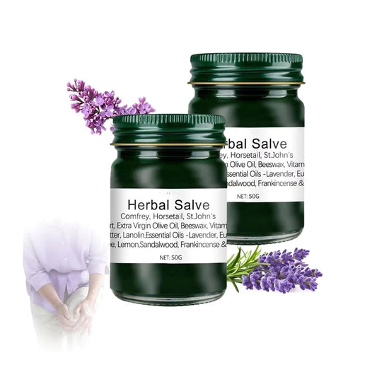 Lmuwecno Comfrey Salve for Bone Healing Organic Comfrey Salve Organic Herbal Salve Comfrey Salve Organic Comfrey Cream Organic Herbal Salve Herbal Salve Comfrey(2PCS) - Regenerative Marketplace