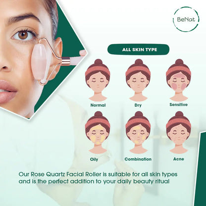 Rose Quartz Face Roller - Regenerative Marketplace