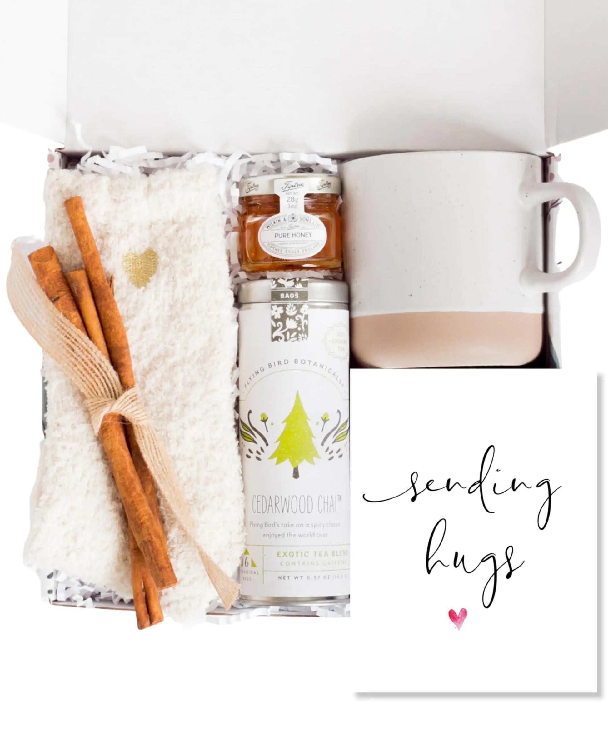 Organic Tea Gift Box Get Well Gifts for Women Self Care Package Thinking of You - Regenerative Marketplace