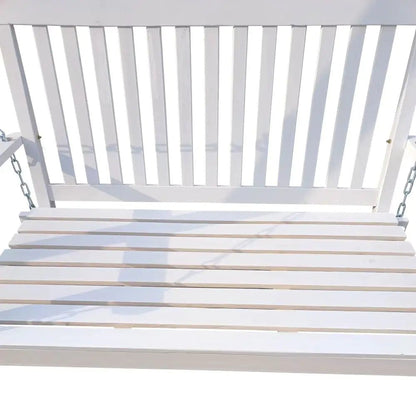 Wooden Bench Swing With Chain - Regenerative Marketplace