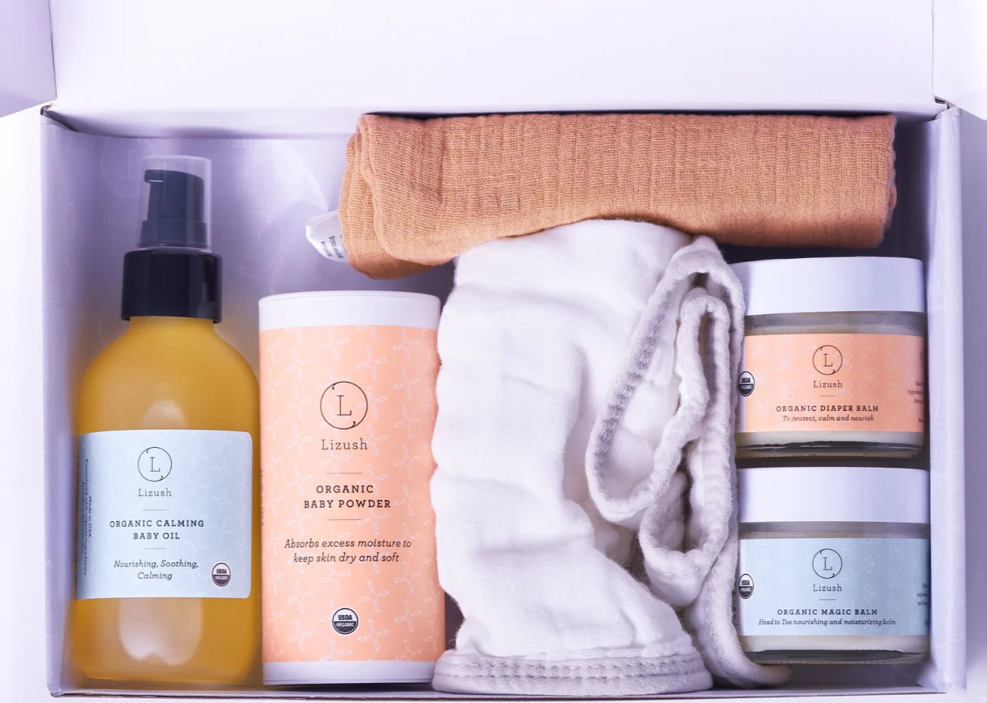 Organic full care new baby gift set - welcome little one! - Regenerative Marketplace