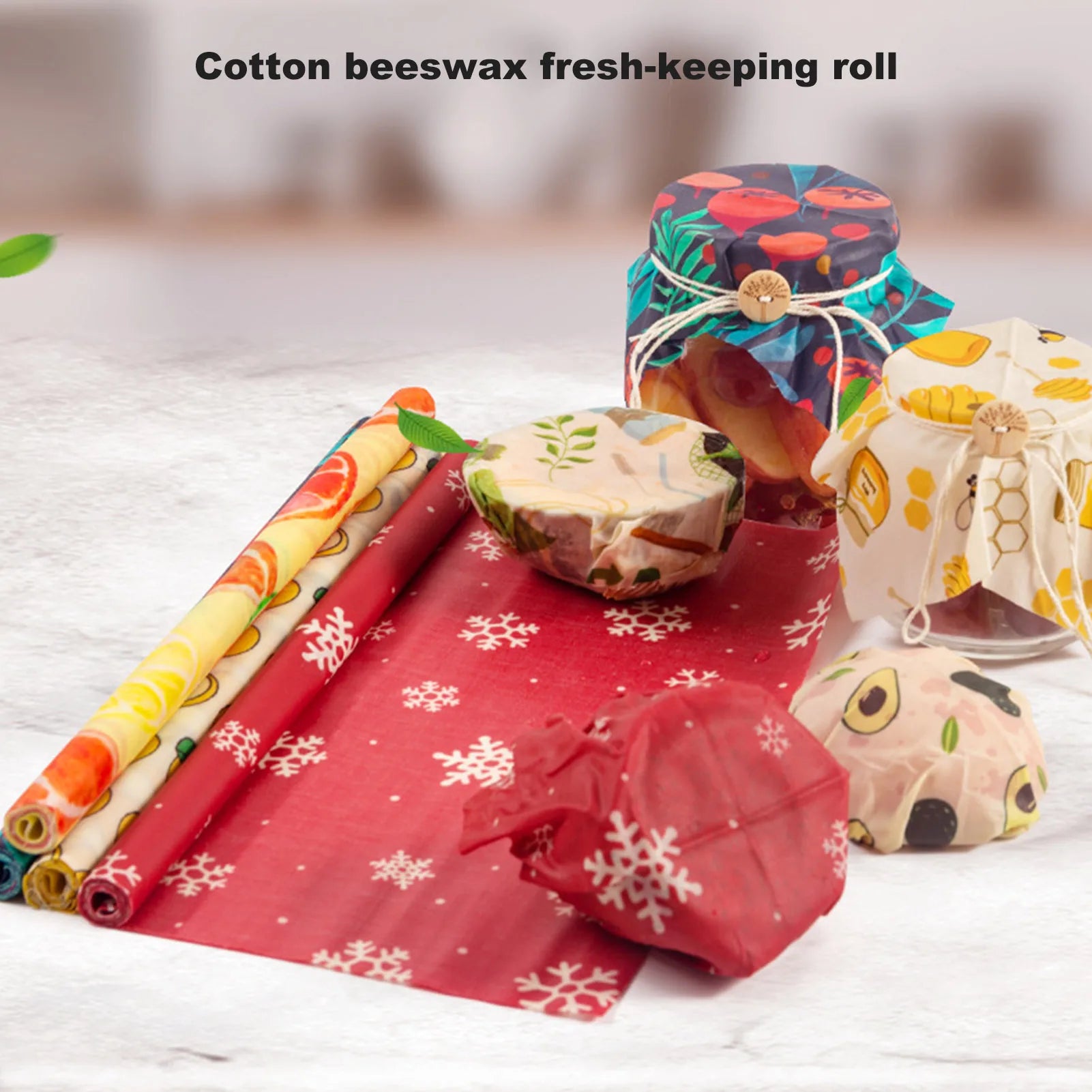 Beeswax Wrap Reusable Natural Food Grade Preservative Cloth Organic Cotton Eco Friendly Sustainable For Kitchen Food Storage - Regenerative Marketplace