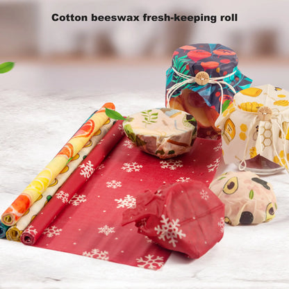 Beeswax Wrap Reusable Natural Food Grade Preservative Cloth Organic Cotton Eco Friendly Sustainable For Kitchen Food Storage - Regenerative Marketplace