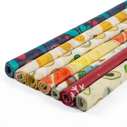 Beeswax Wrap Reusable Natural Food Grade Preservative Cloth Organic Cotton Eco Friendly Sustainable For Kitchen Food Storage - Regenerative Marketplace
