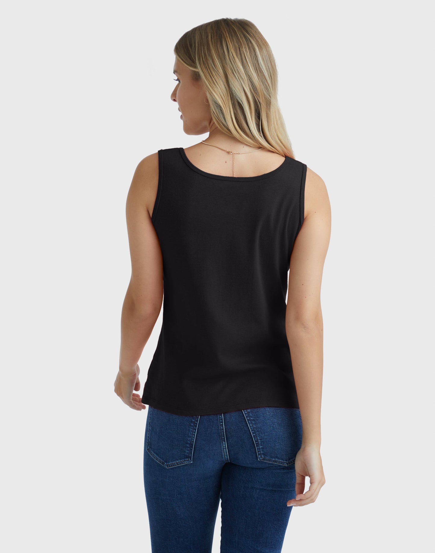 Hanes Ribbed Tank Top Women's Mini Cotton Shirt 100% pure cotton Wide Straps - Regenerative Marketplace