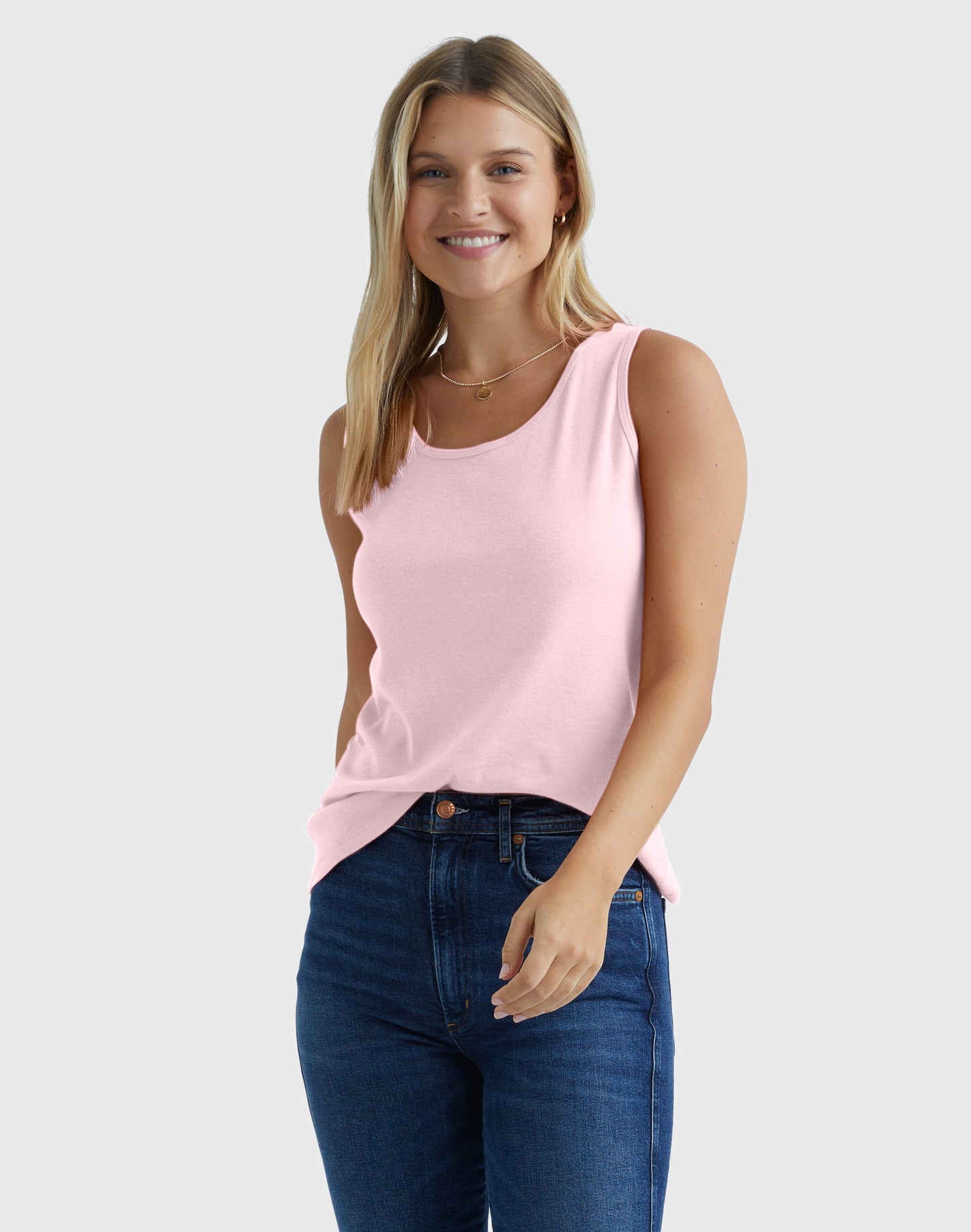 Hanes Ribbed Tank Top Women's Mini Cotton Shirt 100% pure cotton Wide Straps - Regenerative Marketplace