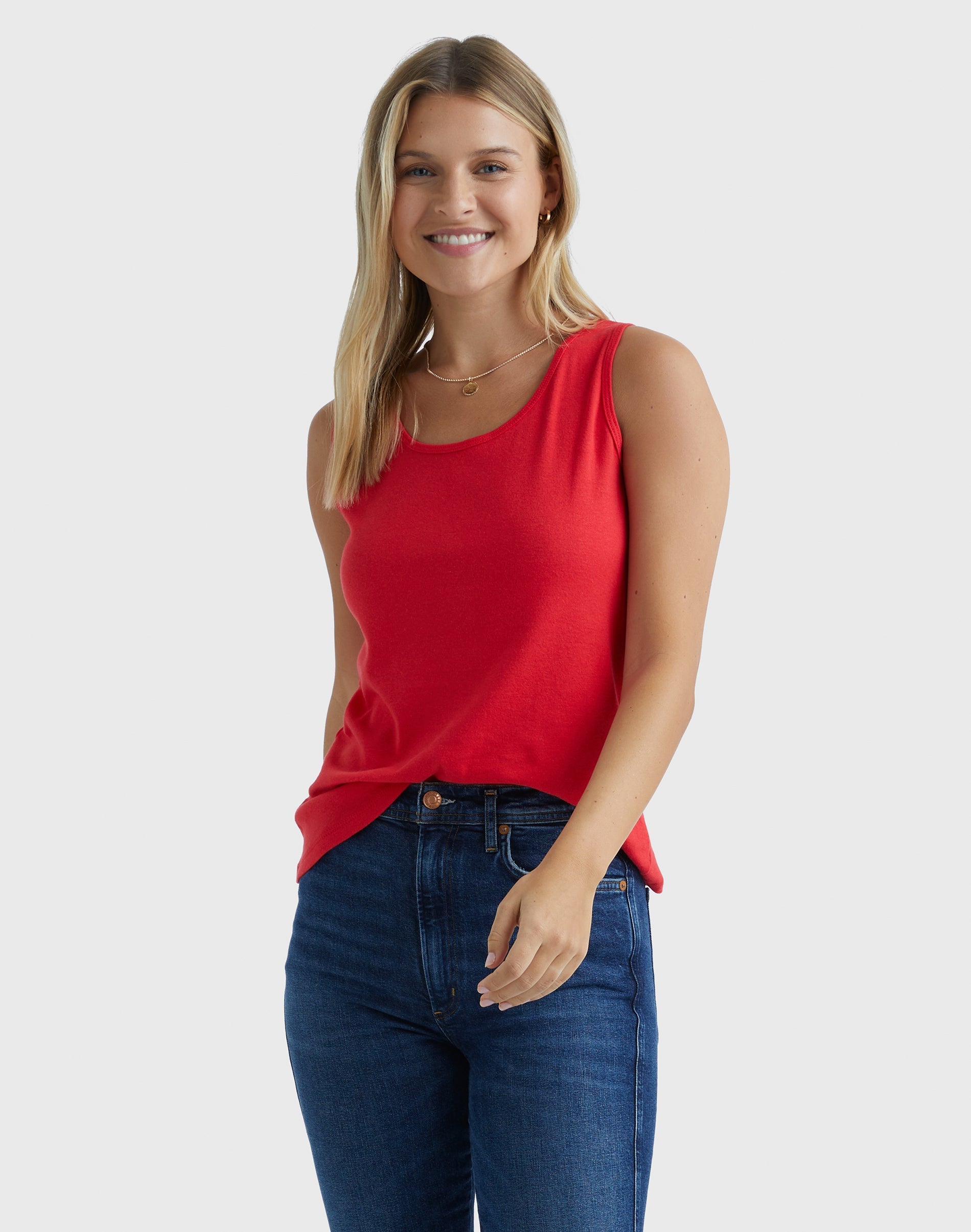 Hanes Ribbed Tank Top Women's Mini Cotton Shirt 100% pure cotton Wide Straps - Regenerative Marketplace