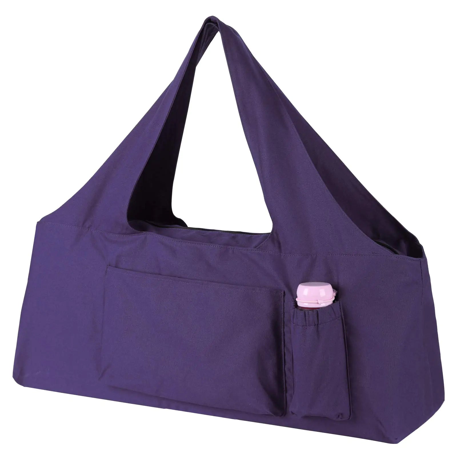KUAK Yoga Mat Bag Large Yoga Bags and Carriers with Yoga Mat Strap Full Zipper Closure 5 Multi - Functional Pockets Durable Yoga Mat Tote Sling Carrier for Women Fits Most Size Mats Purple - Regenerative Marketplace