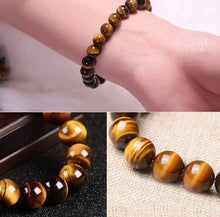 Genuine Tiger Eye Bracelet 10mm Natural Yellow Brown Tiger's eye Yoga Bracelets - Regenerative Marketplace