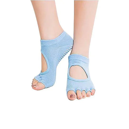 Peep Toe Yoga Socks 3 Pair Pack - Regenerative Marketplace