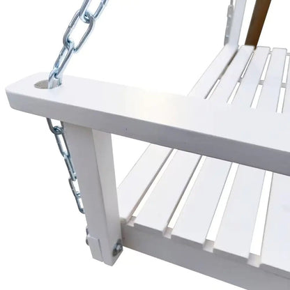 Wooden Bench Swing With Chain - Regenerative Marketplace