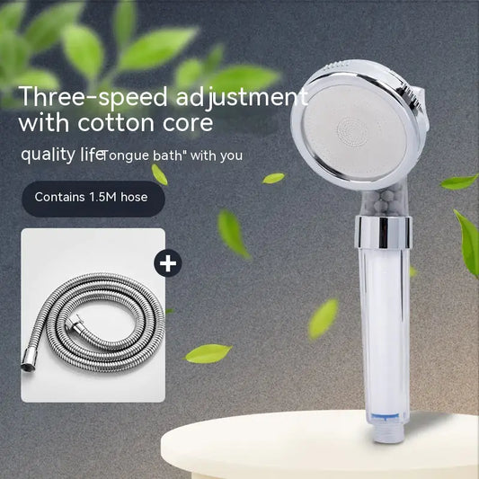 Three-speed Anion Supercharged Filtering Shower Head Nozzle