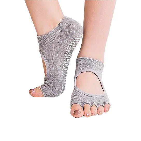 Peep Toe Yoga Socks 3 Pair Pack - Regenerative Marketplace
