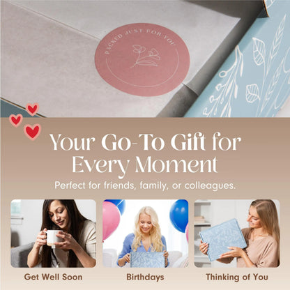 Organic Tea Gift Box Get Well Gifts for Women Self Care Package Thinking of You - Regenerative Marketplace