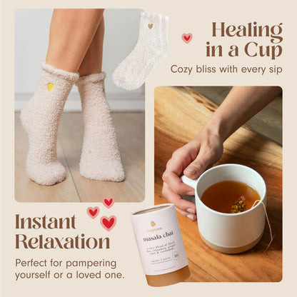 Organic Tea Gift Box Get Well Gifts for Women Self Care Package Thinking of You - Regenerative Marketplace