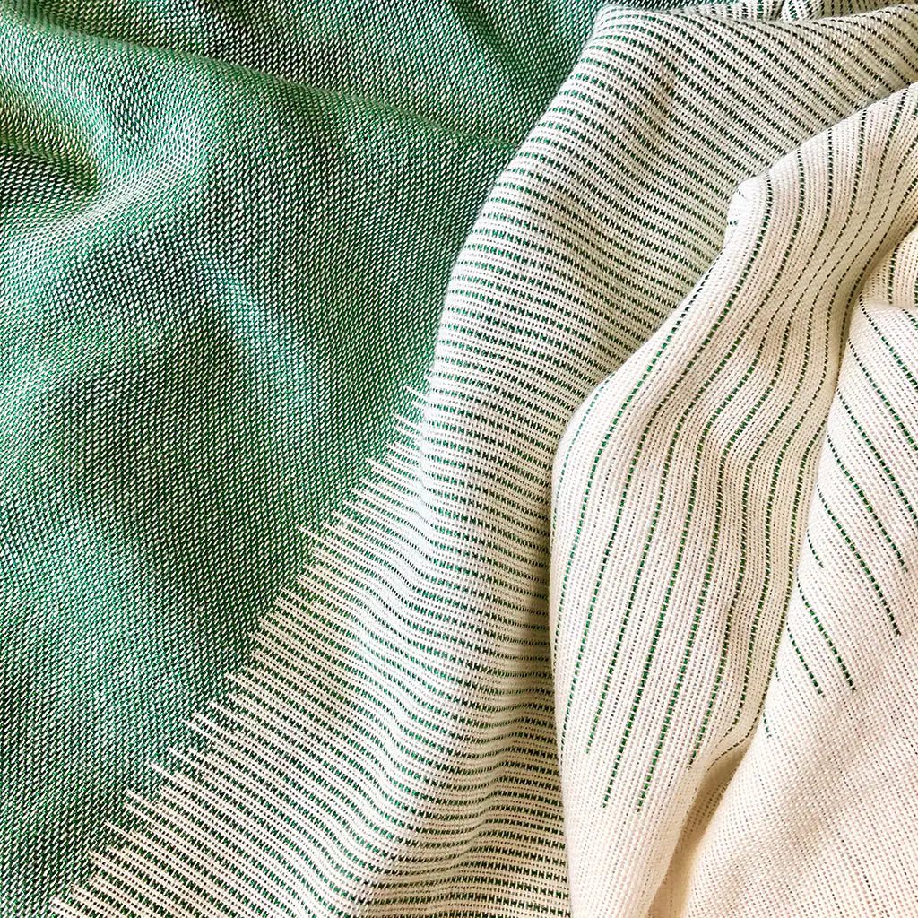 Striped Organic Cotton Scarf - Regenerative Marketplace