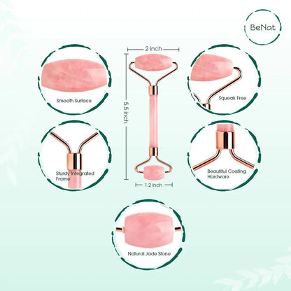 Rose Quartz Face Roller - Regenerative Marketplace