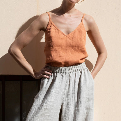 Vintage Cotton Linen Women's Summer Tank Top Sleeveless Harajuku Basic Cuasal Female Top For Girls Camisole Women Clothing - Regenerative Marketplace