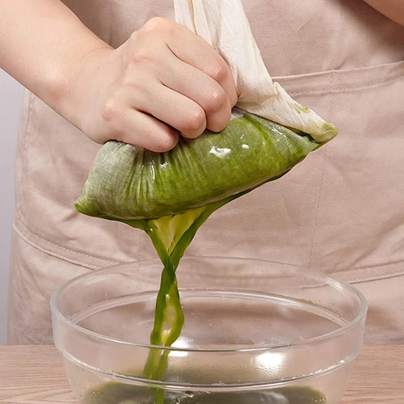 Nut Milk Bags Reusable Organic Cotton Nut Bag for Almond Milk Juice Cold Brew Coffee Tea Yogurt Filter Strainers Mesh Cheese Bag - Regenerative Marketplace