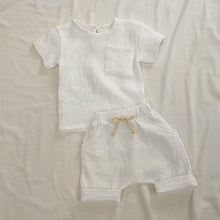 Organic Cotton Baby Clothes Set Summer Casual Tops Shorts For Boys Girls Set Unisex Toddlers 2 Pieces Kids Baby Outifs Clothing - Regenerative Marketplace