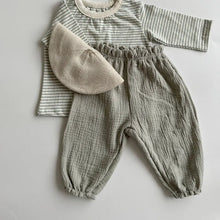Organic Cotton Toddlers Baby Pants Newborn Spring Summer Cute Print Soft Muslin Clothes Pantalons Capris - Regenerative Marketplace
