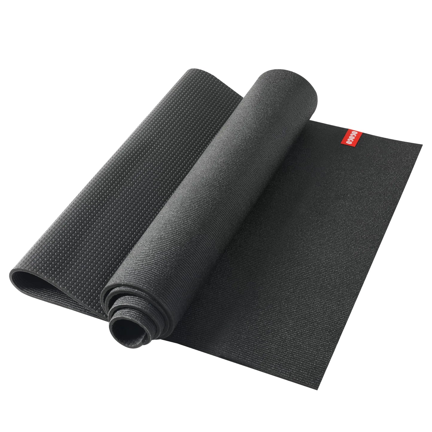 OGOGO Premium Yoga Mat - Extra Long and Wide 78. 7x 26 x1/4 inches Non-Slip Surface Eco-Friendly Lightweight and Portable with Carrying Strap Ideal for Yoga and Pilates Black