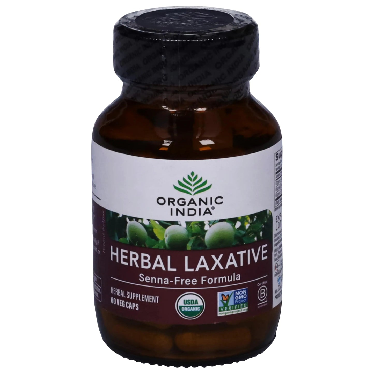 ORGANIC INDIA Herbal Laxative Supplement - Natural Laxative for Constipation Herbal Laxative Capsules Constipation Relief for Women and Men - USDA Certified Organic Non - GMO Vegan - 60 Capsules - Regenerative Marketplace