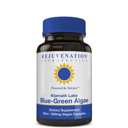 Rejuvenation Therapeutics Klamath Blue - Green Algae | More Powerful Than Spirulina Or Chlorella | Grown from The Clean Pure Source of Klamath Lake (60 Vegan Capsules) - Regenerative Marketplace