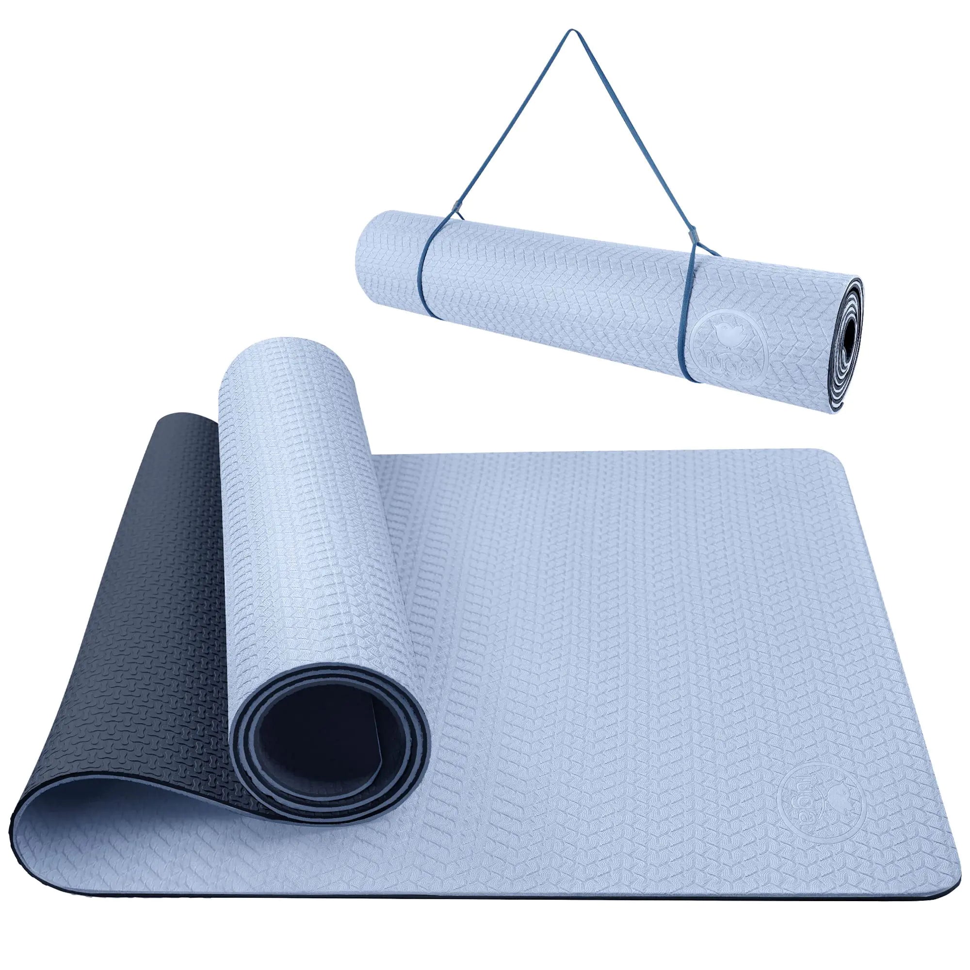 IUGA Yoga Mat Non Slip Anti - tear Yoga Mats Eco Friendly Hot Yoga Mat Thick Workout & Exercise Mat for Yoga Pilates and Fitness (72"x 24"x 6mm) - Regenerative Marketplace