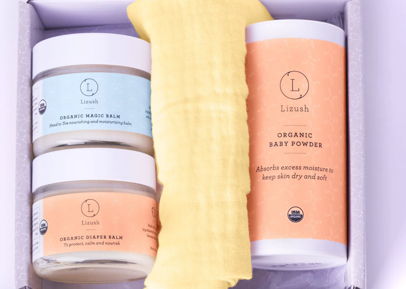 Organic new baby gift set - welcome little one! - Regenerative Marketplace